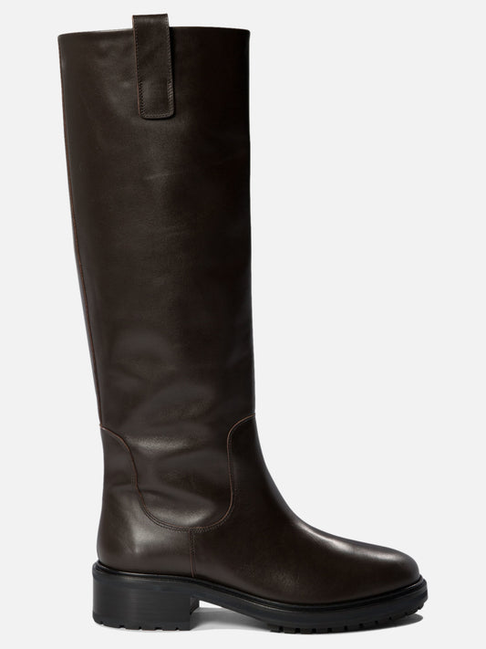 Knee-high 100% leather - 100% rubber  Brown - Aeyde Women | PLP | VIETTI Online Store 
