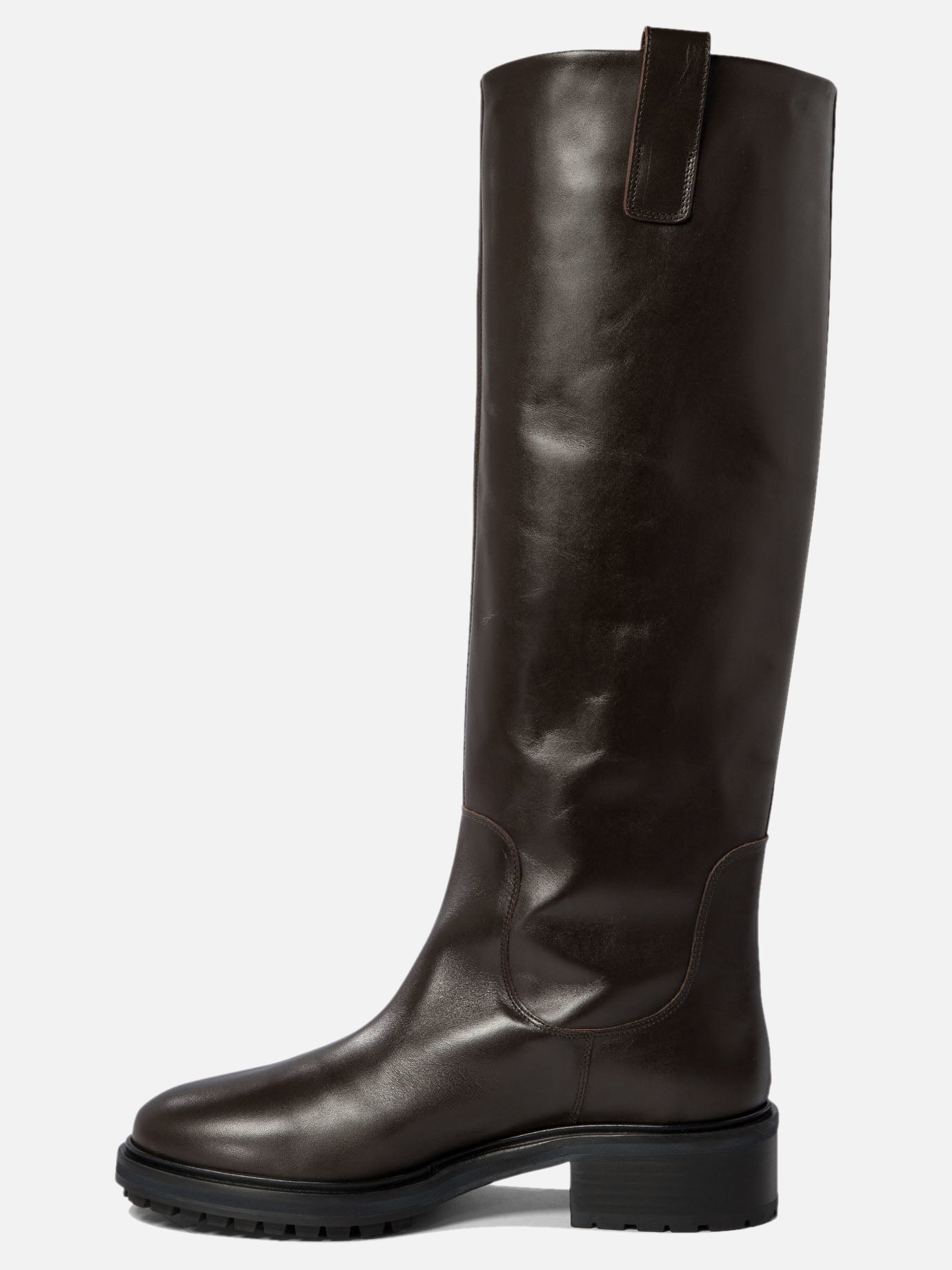 Knee-high 100% leather - 100% rubber  Brown - Aeyde Women | PDP | VIETTI Online Store | thumbnail_3