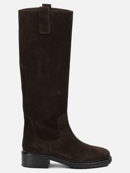 Aeyde "Henry" Knee-High Boots Brown

