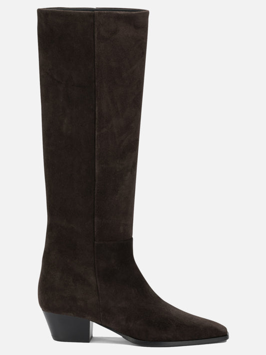 Aeyde "Medea" Knee-High Boots Brown

