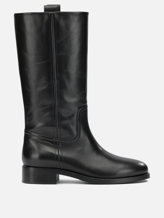 Aeyde "Theo" Knee-High Boots Black


