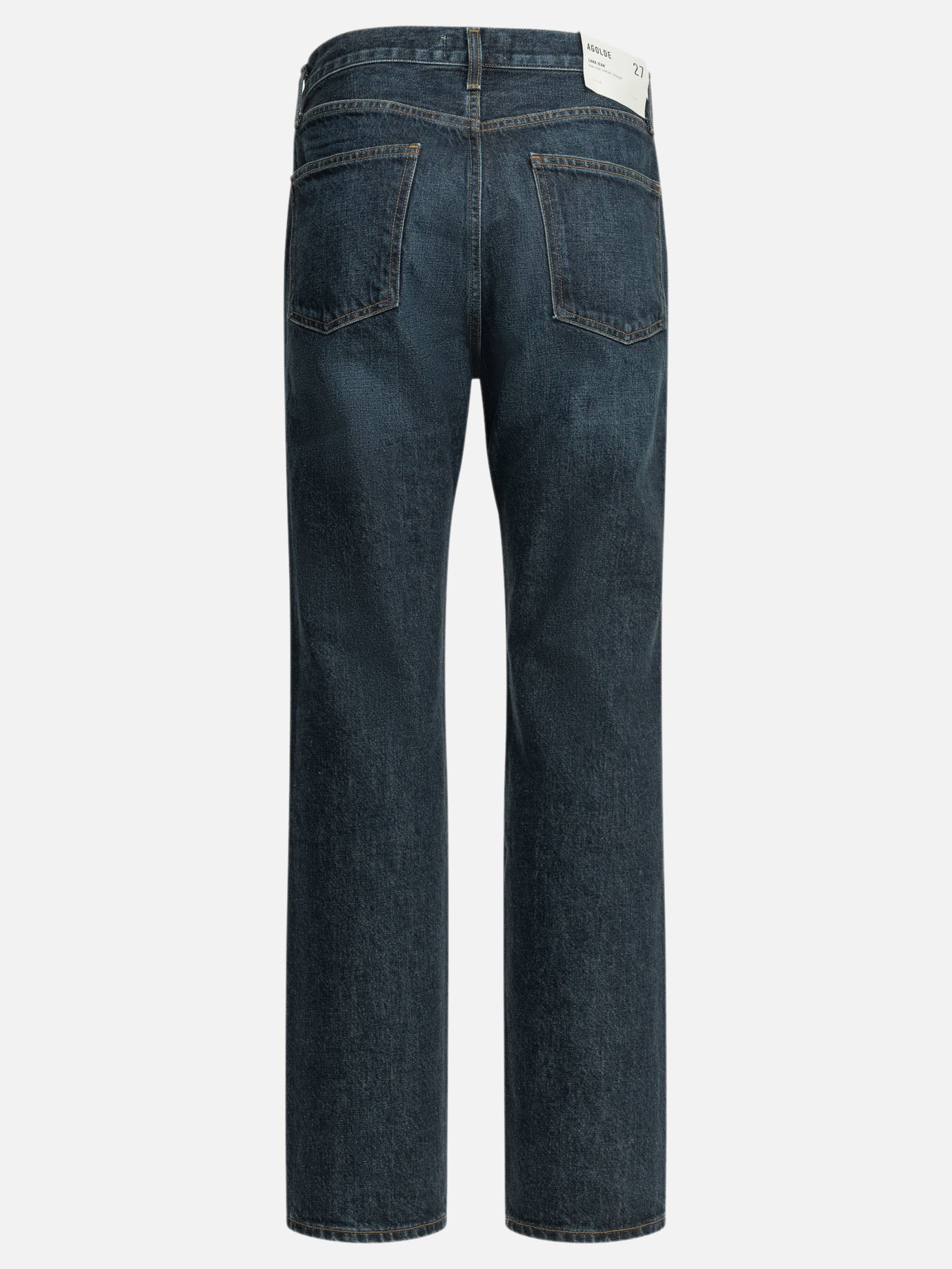 Straight-leg jeans Solid colour  Blue - Agolde Women | PDP | VIETTI Online Store | Zoom-Modal_4
