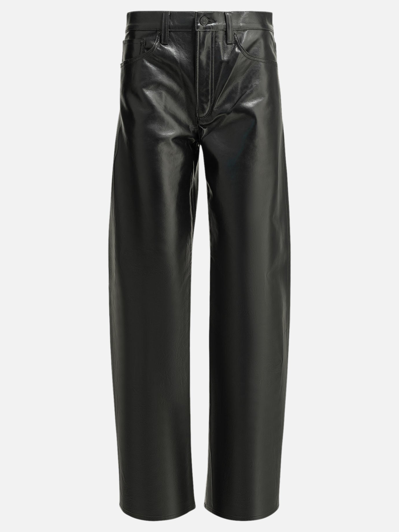 Leisure trousers Solid colour  Black - Agolde Women | PDP | VIETTI Online Store | thumbnail