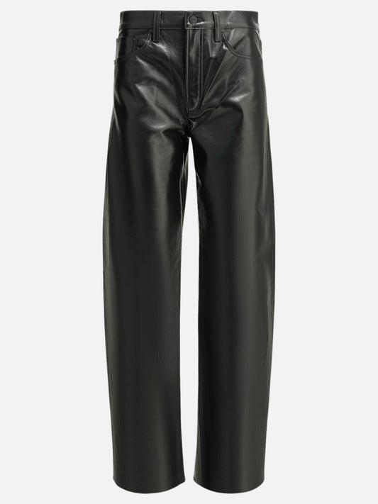 Leisure trousers Solid colour  Black - Agolde Women | PLP | VIETTI Online Store 
