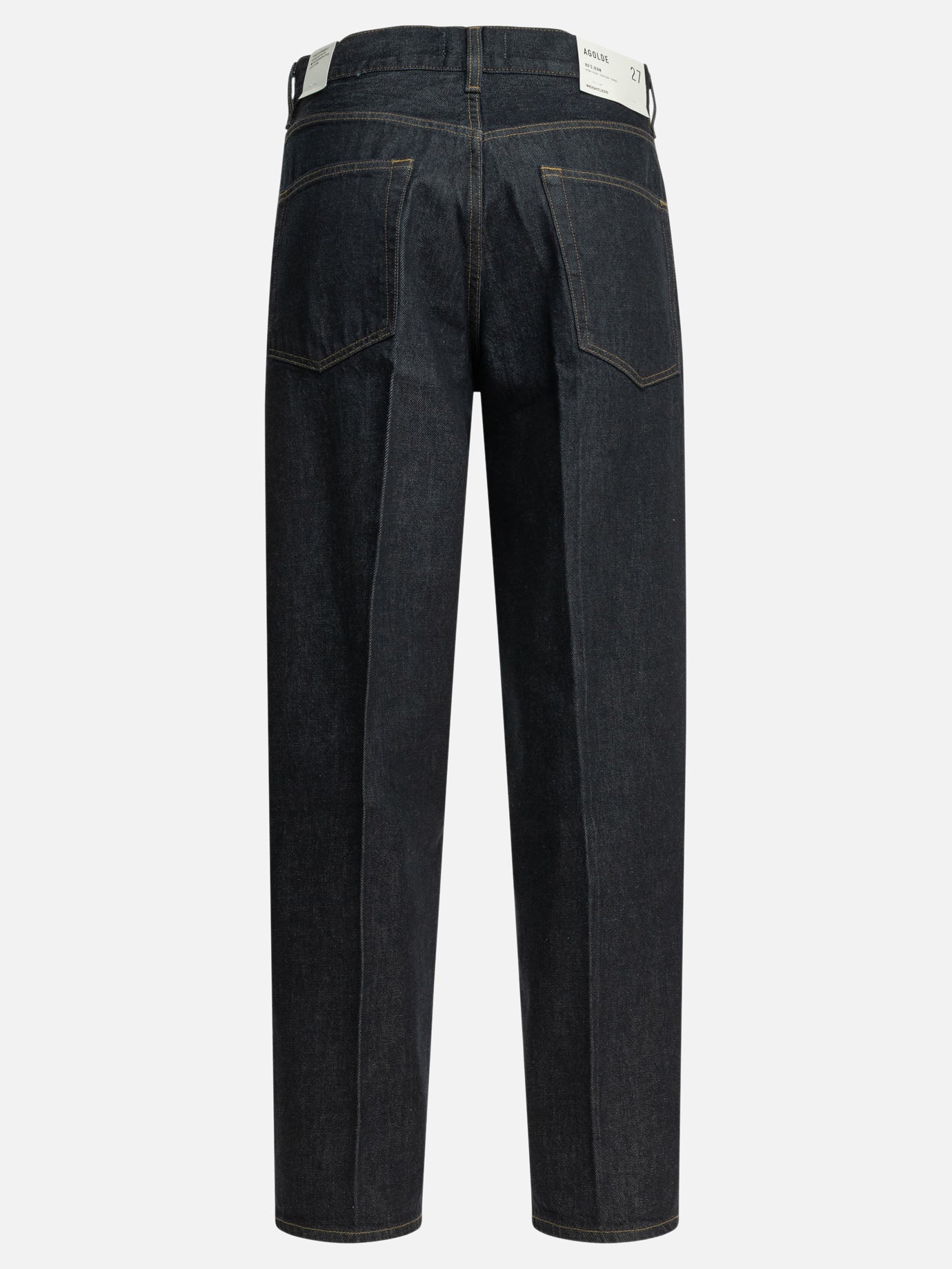 Jeans a gamba dritta Solid colour  Blu - Agolde Donna | PDP | VIETTI Online Store | Zoom-Modal_2
