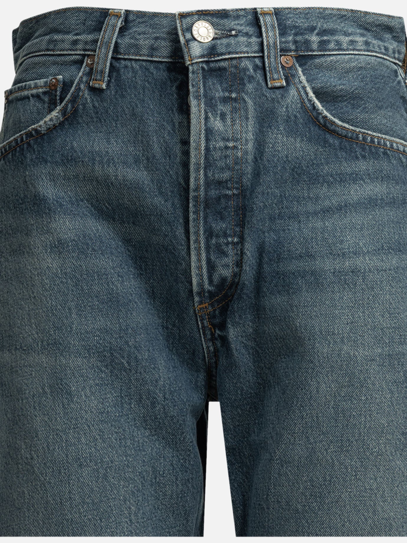 Wide-leg jeans Solid colour  Blue - Agolde Women | PDP | VIETTI Online Store | Zoom-Modal_3
