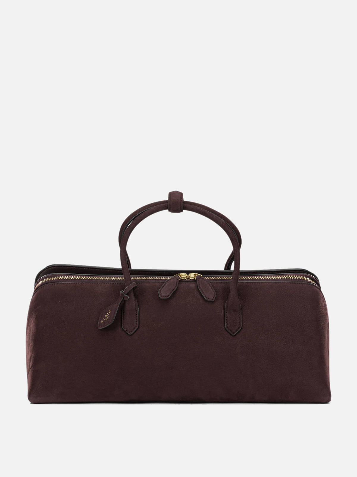 Alaïa "Delta" Large Handbag Bordeaux