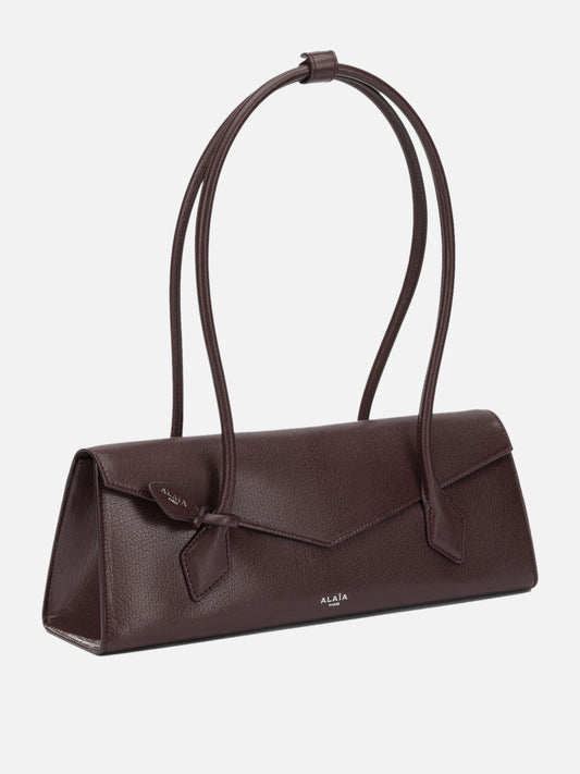 Alaïa "Le Teckel Flap" Medium Shoulder Bag Bordeaux

