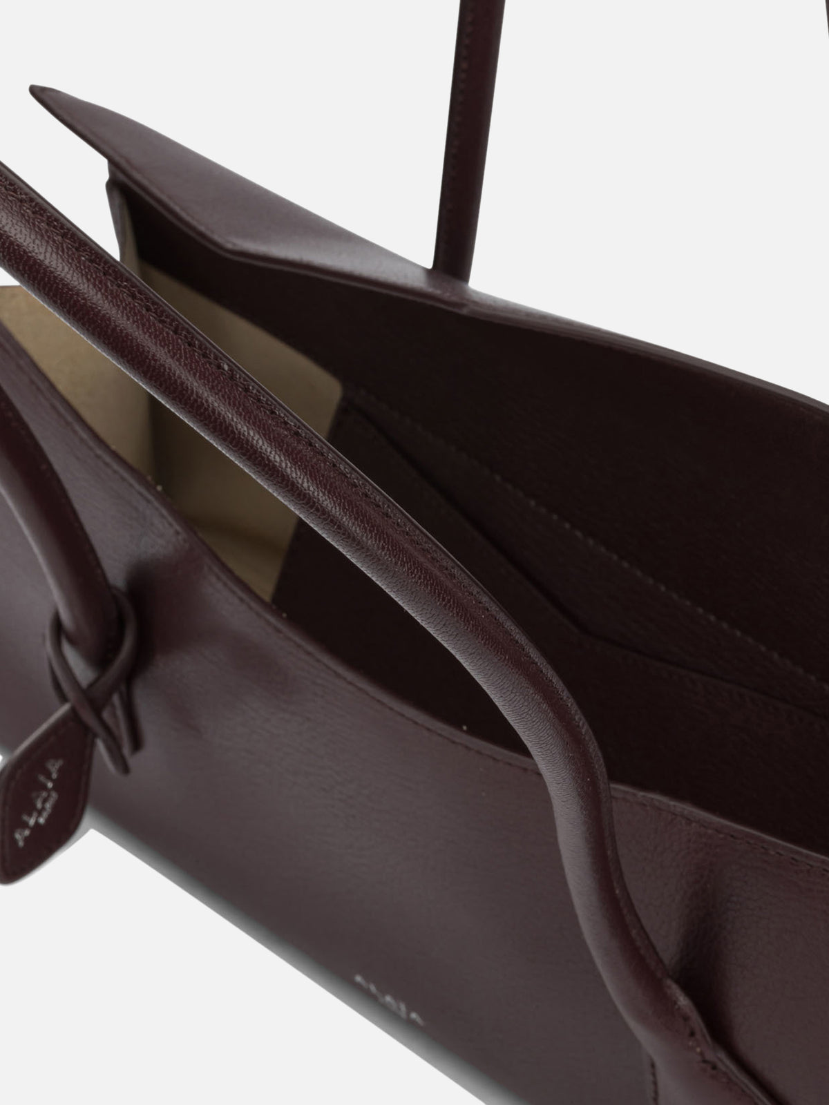 Alaïa "Le Teckel Flap" Medium Shoulder Bag Bordeaux

