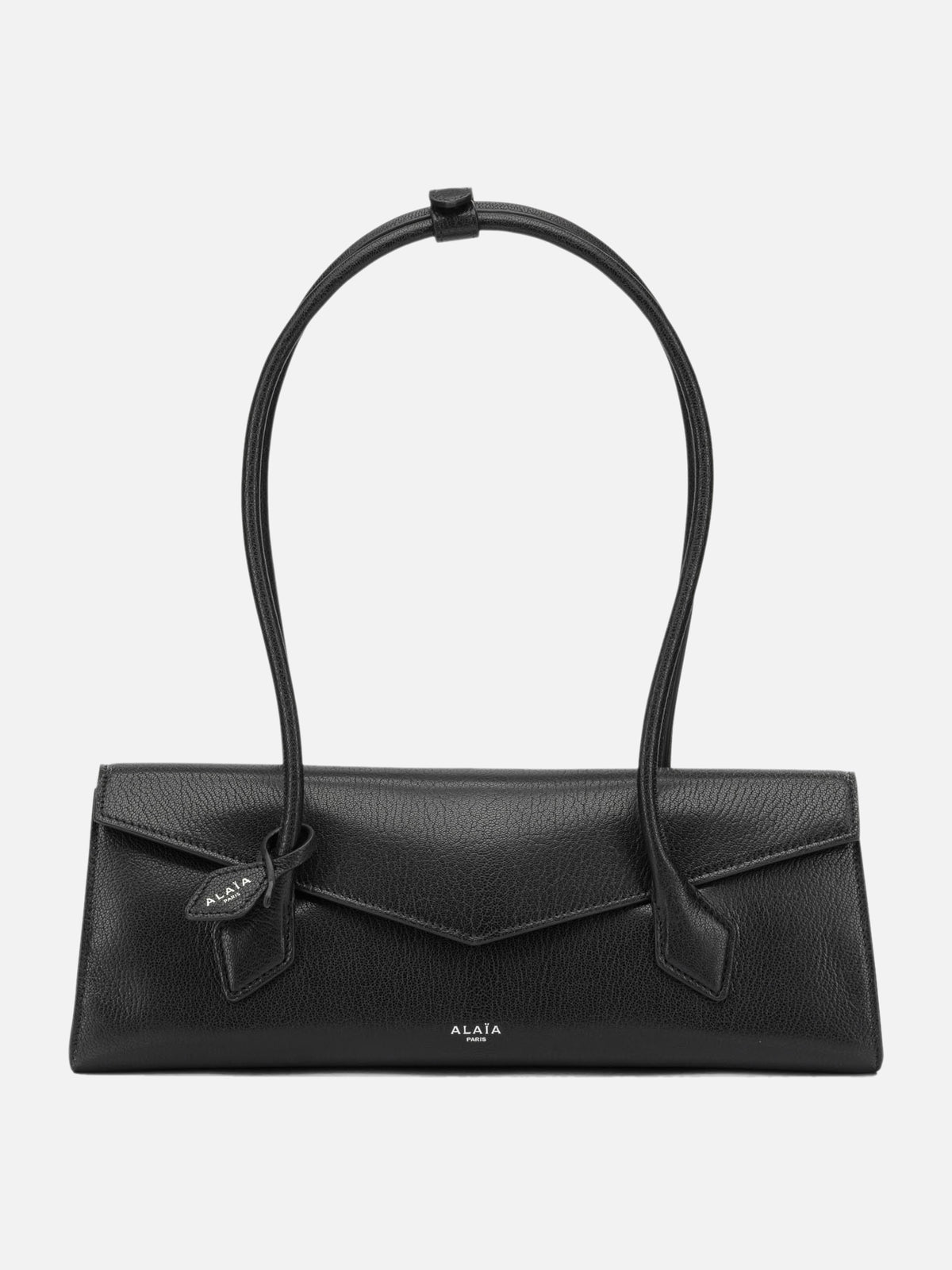 Alaïa "Le Teckel Flap" Medium Shoulder Bag Black - VIETTI