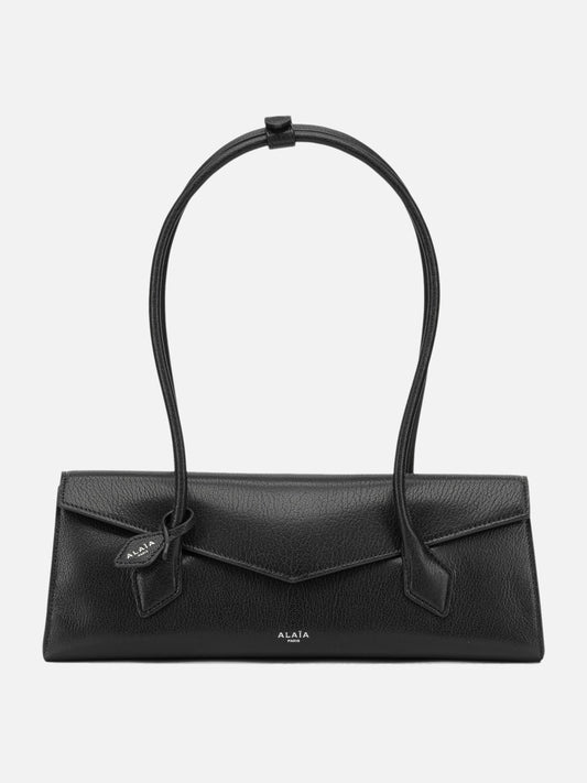 Alaïa "Le Teckel Flap" Medium Shoulder Bag Black

