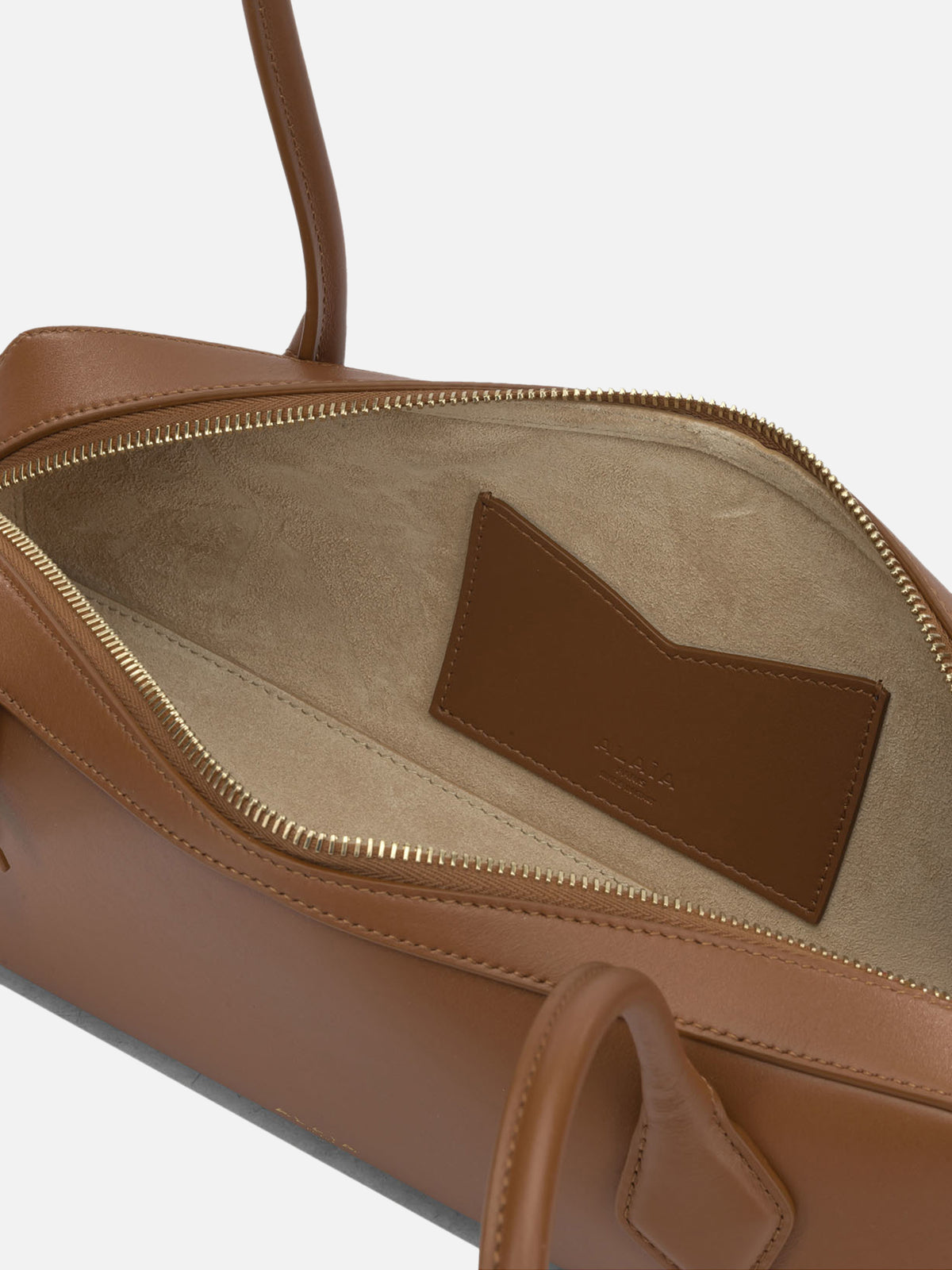 Alaïa "Le Teckel" Medium Shoulder Bag Brown


