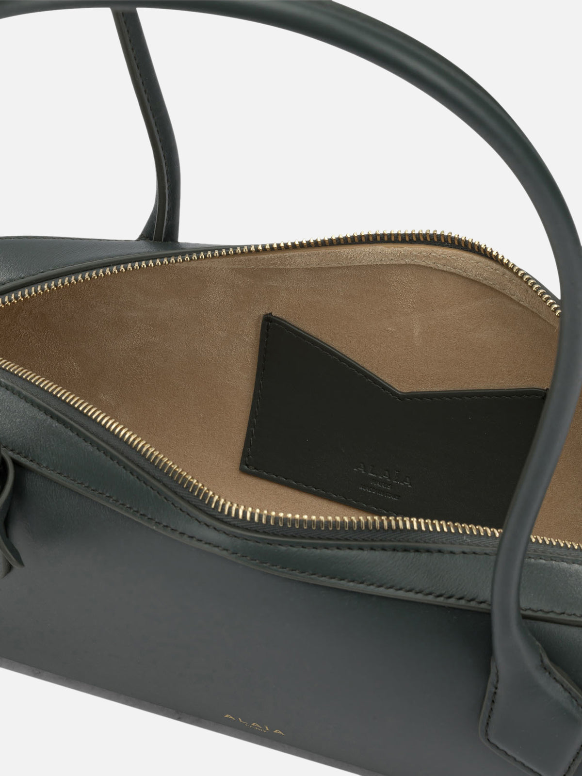 Alaïa "Le Teckel" Medium Shoulder Bag Green - VIETTI