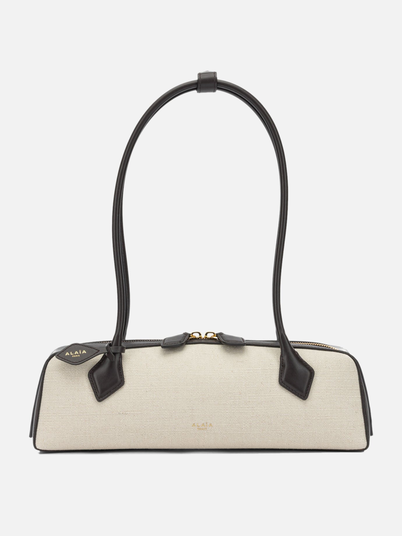 Medium bags 100% cotton - Other fabric: 100% leather  Beige - Alaïa Women | PDP | VIETTI Online Store | thumbnail
