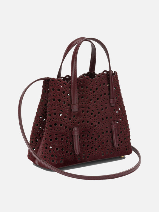 Alaïa "Mina 20" Small Handbag Bordeaux

