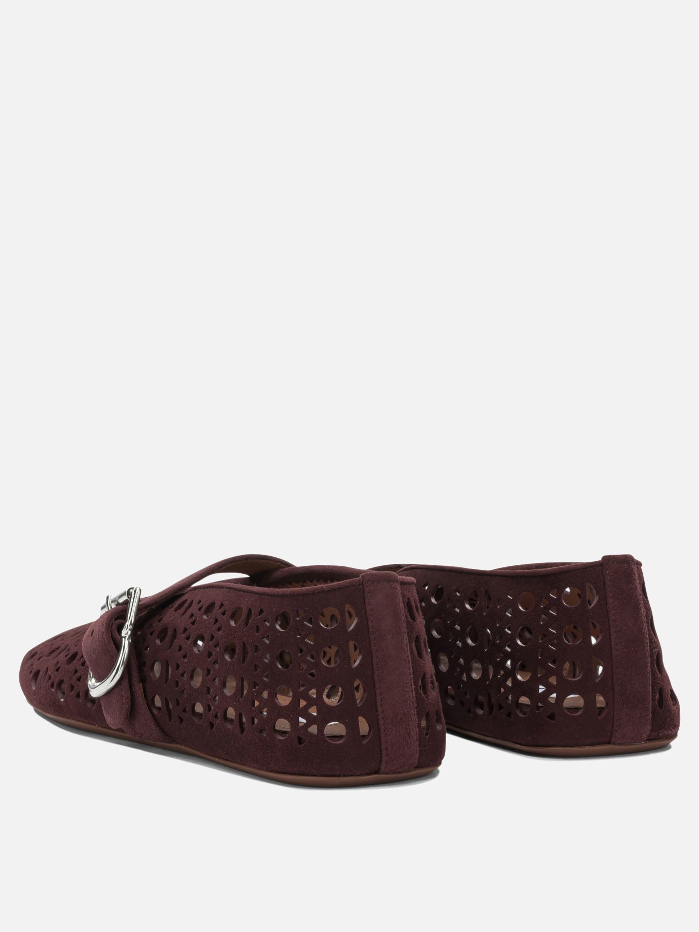 Ballerine Mary Jane 100% lamb leather - 100% rubber  Bordeaux - Alaïa Donna | PDP | VIETTI Online Store | Zoom-Modal_4
