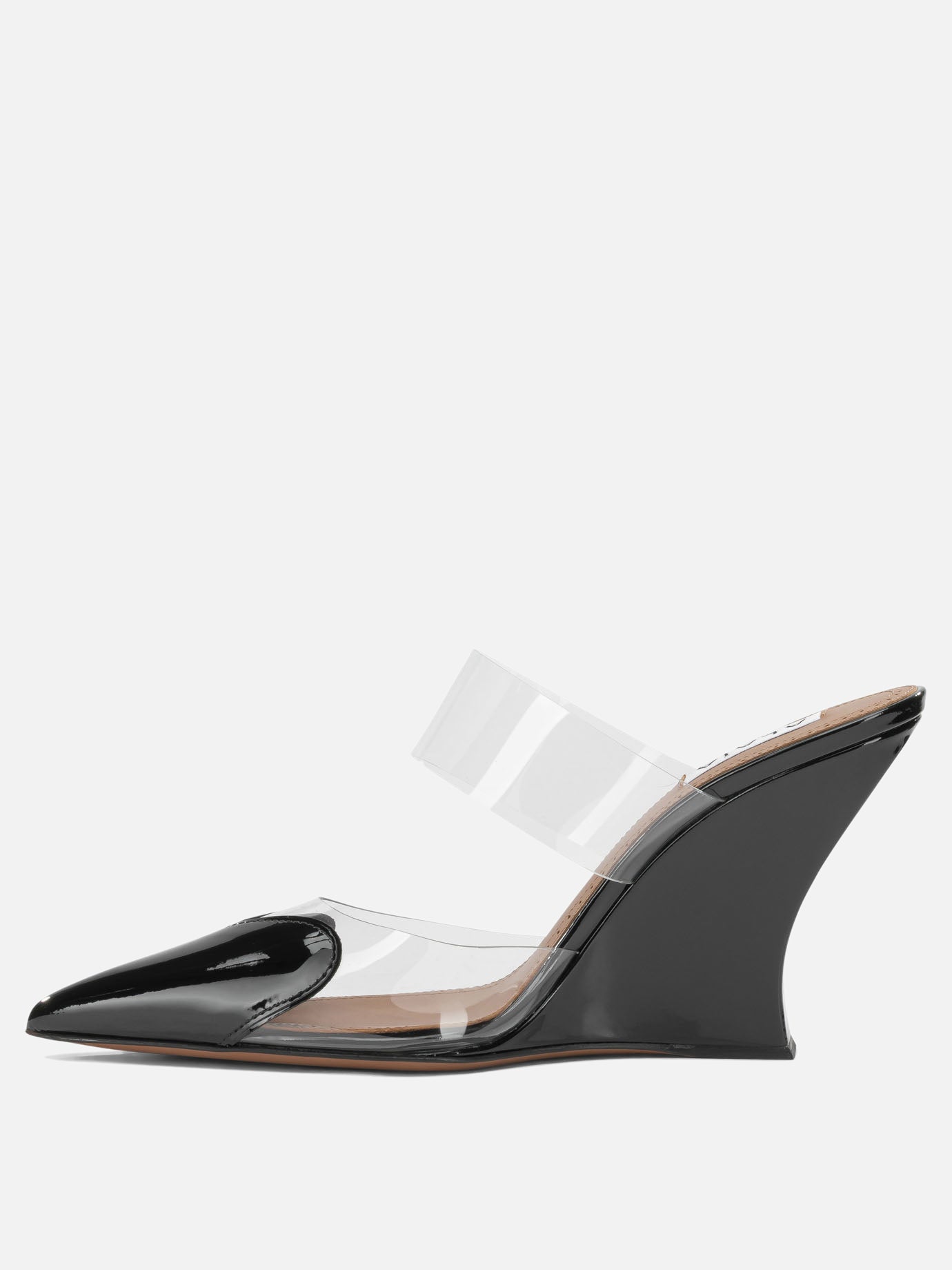 Mules 100% patent leather 100% polyurethane - 80% leather 20% rubber  Black - Alaïa Women | PDP | VIETTI Online Store | Zoom-Modal_3
