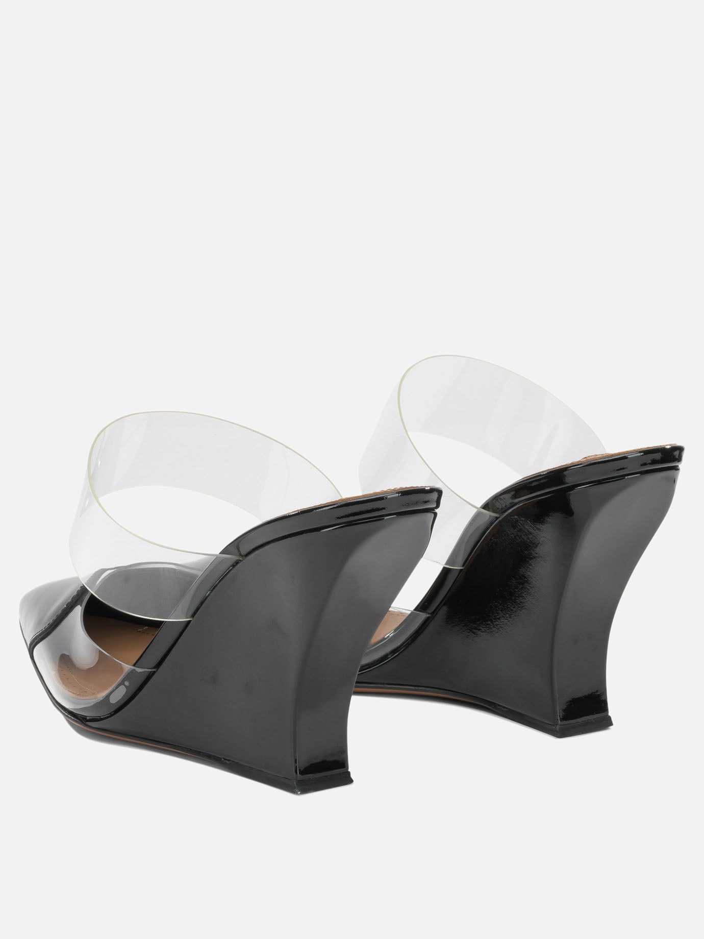 Mules 100% patent leather 100% polyurethane - 80% leather 20% rubber  Black - Alaïa Women | PDP | VIETTI Online Store | Zoom-Modal_4
