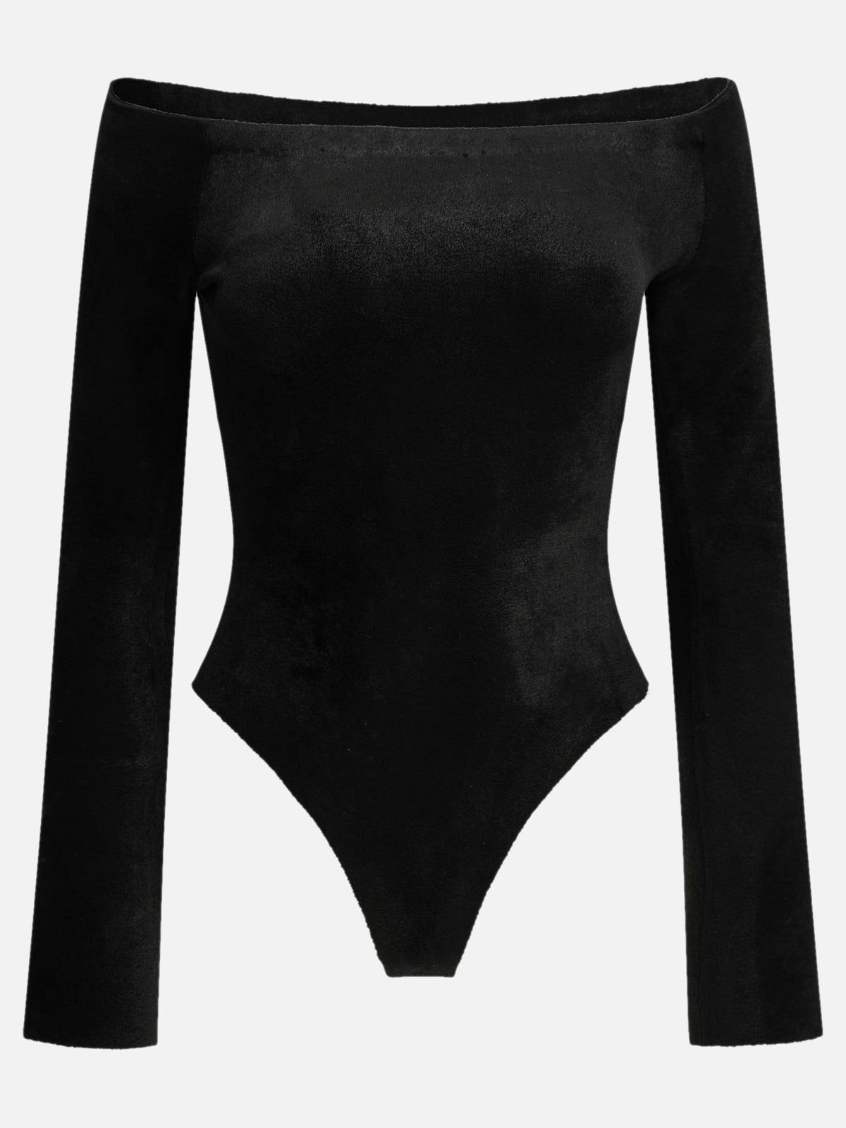 Alaïa Velvet Shaping Bodysuit Black - VIETTI