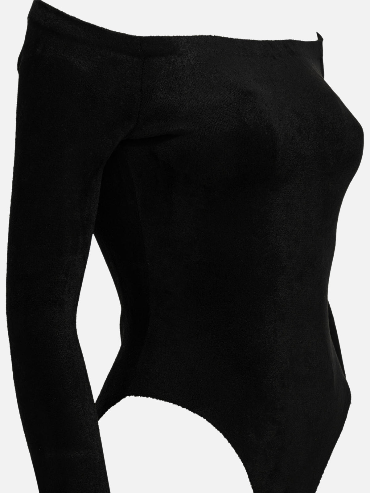 Alaïa Velvet Shaping Bodysuit Black - VIETTI