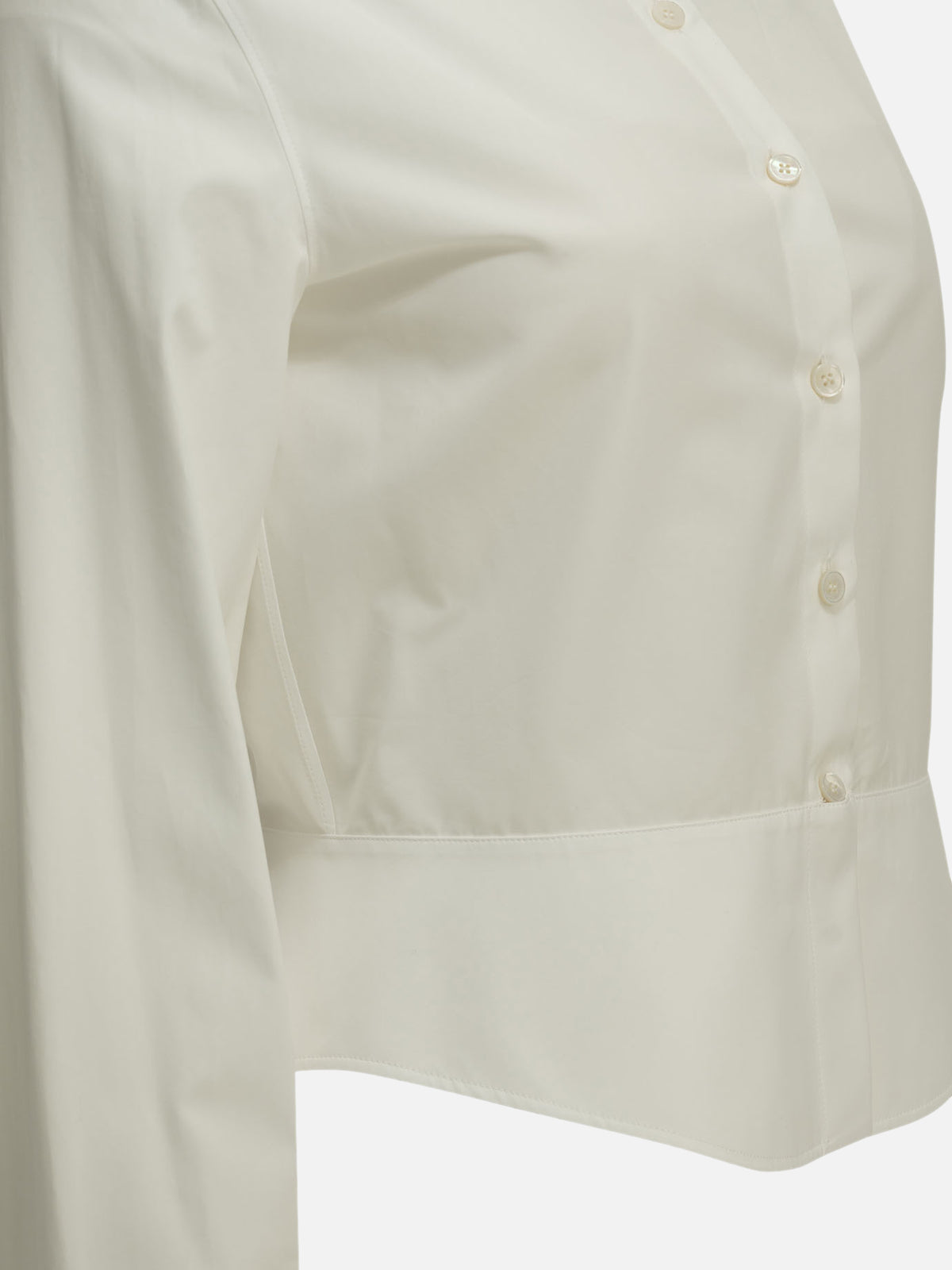 Alaïa "Peplum" Formal Shirt White

