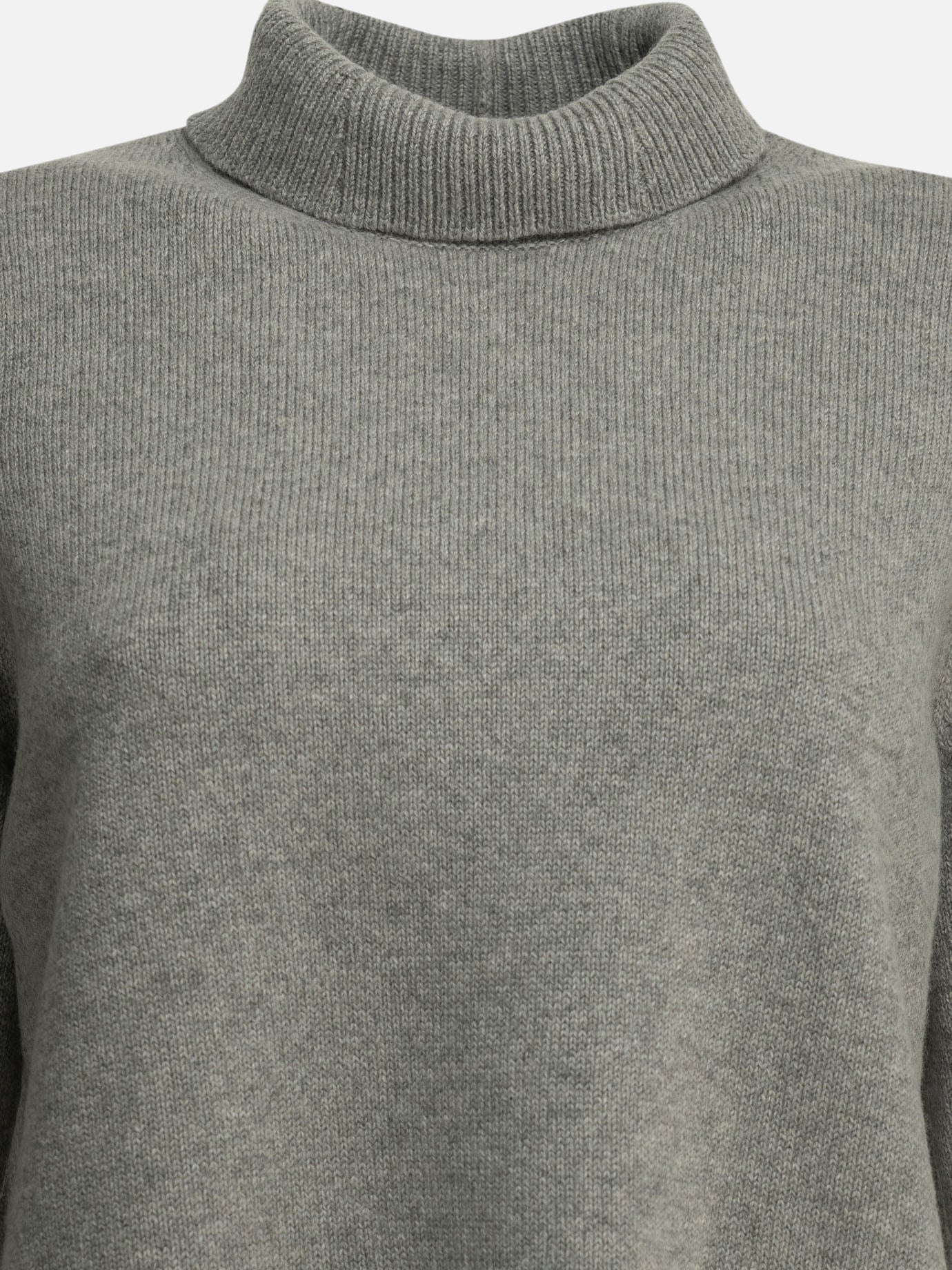 Turtleneck sweaters Solid colour  Grey - Alaïa Women | PDP | VIETTI Online Store | thumbnail_3