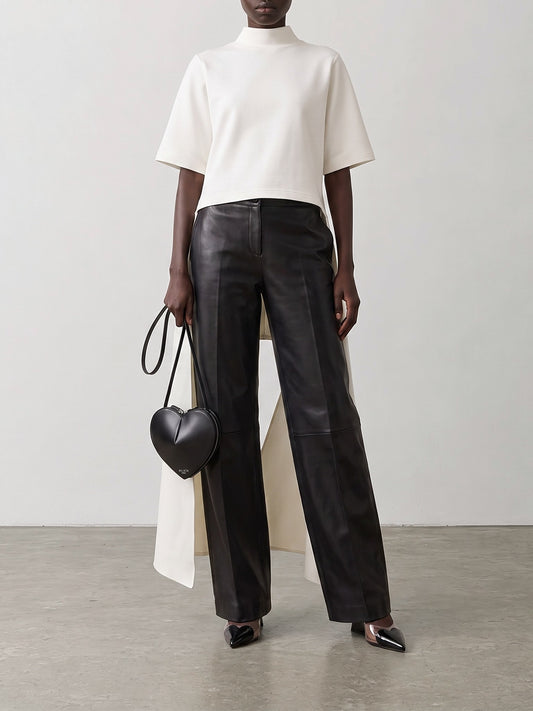 T-shirt lupetto Solid colour  Bianco - Alaïa Donna | PLP | VIETTI Online Store | 2
