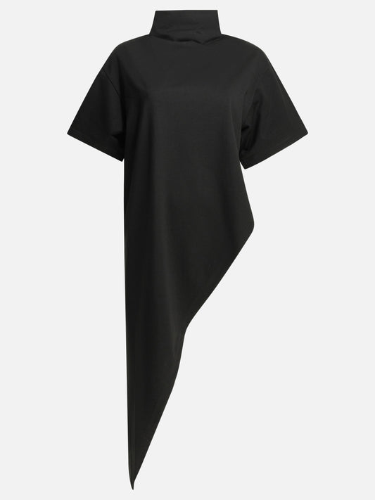 T-shirt lupetto Solid colour  Nero - Alaïa Donna | PDP | VIETTI Online Store 
