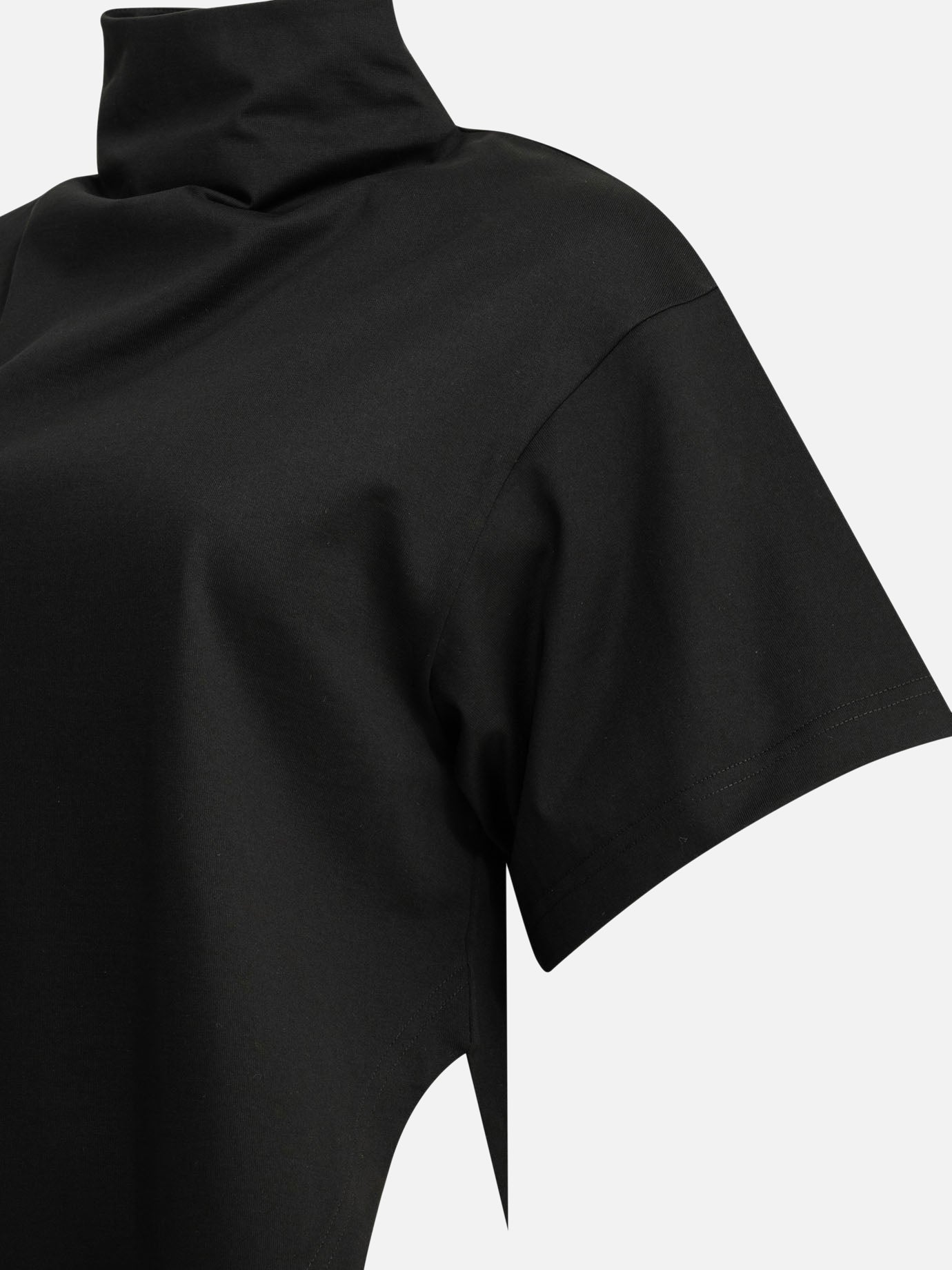 Mock neck t-shirts Solid colour  Black - Alaïa Women | PDP | VIETTI Online Store | thumbnail_6