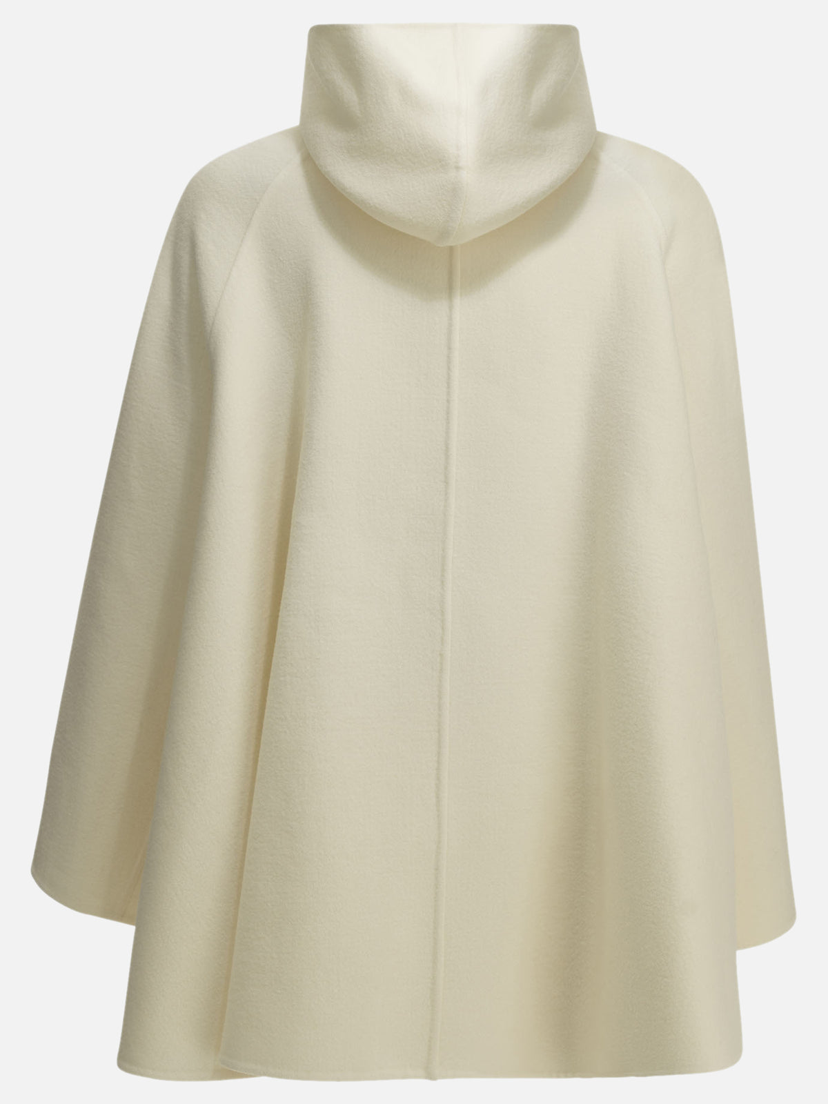 Alaïa Short coat with a wool scarf White

