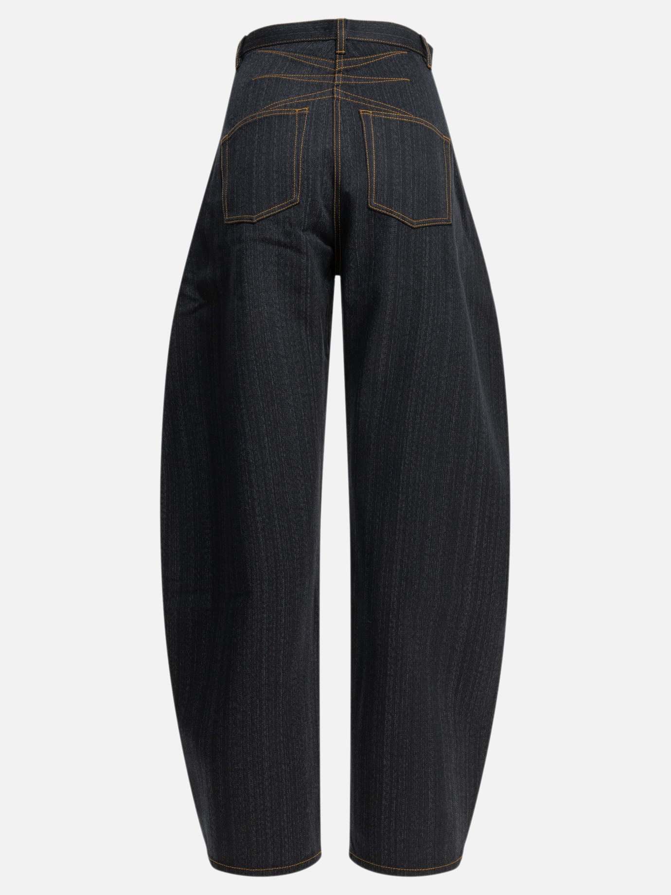 Wide-leg jeans Solid colour  Blue - Alaïa Women | PDP | VIETTI Online Store | thumbnail_2