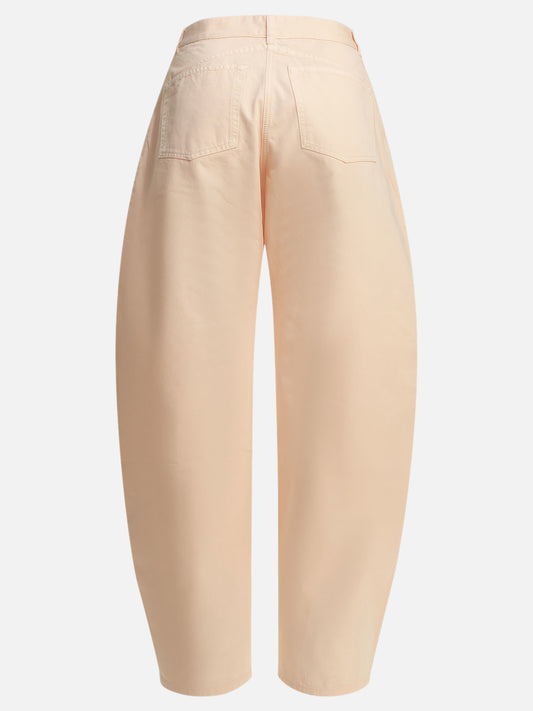 Wide-leg jeans Solid colour  Pink - Alaïa Women | PDP | VIETTI Online Store | 2
