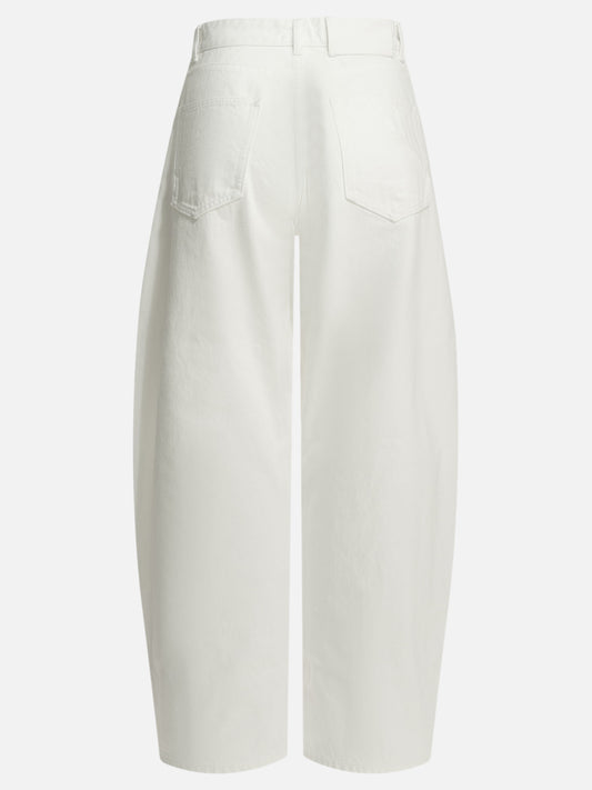 Wide-leg jeans Solid colour  White - Alaïa Women | PLP | VIETTI Online Store | 2
