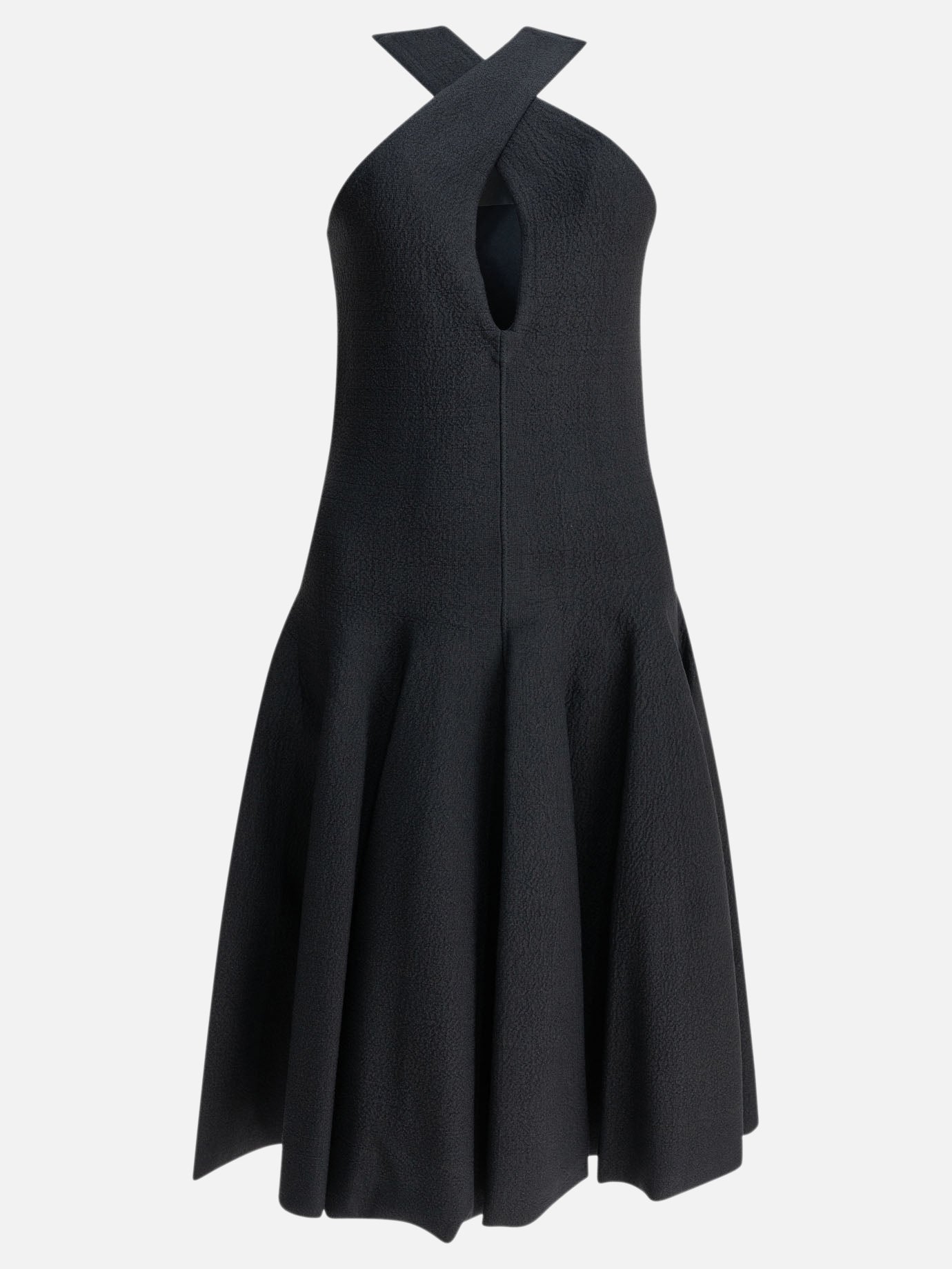 Alaïa Short flared dress Blue - Women