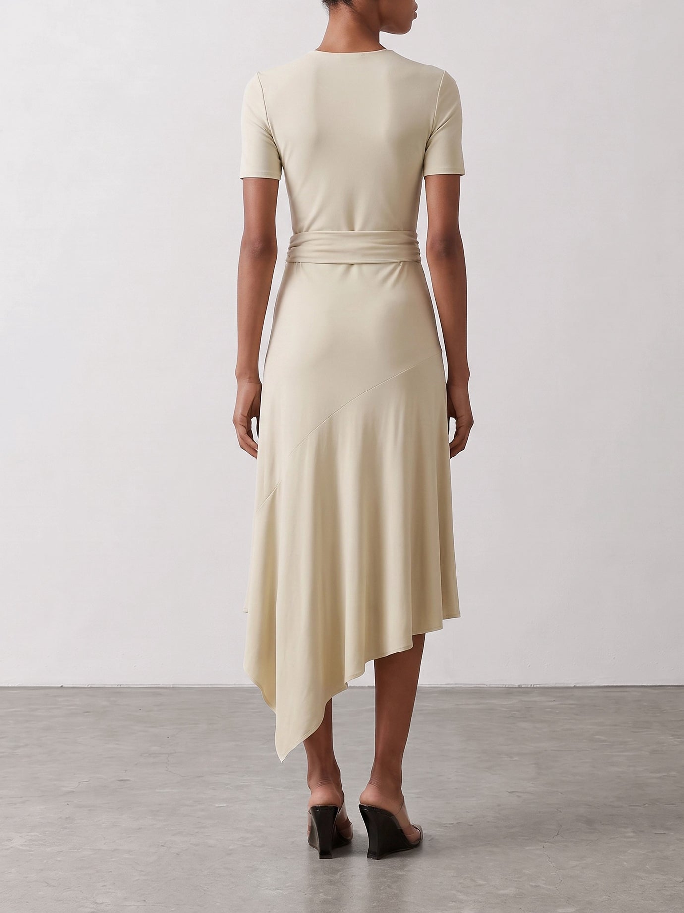 Midi dresses Solid colour  White - Alaïa Women | PDP | VIETTI Online Store | thumbnail_3