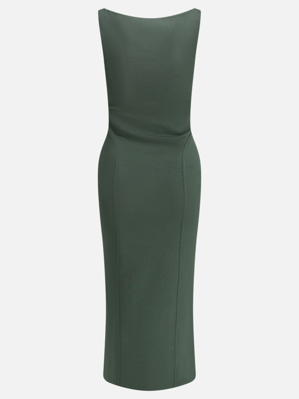 Alaïa "Body Conscious" Midi Dress Green