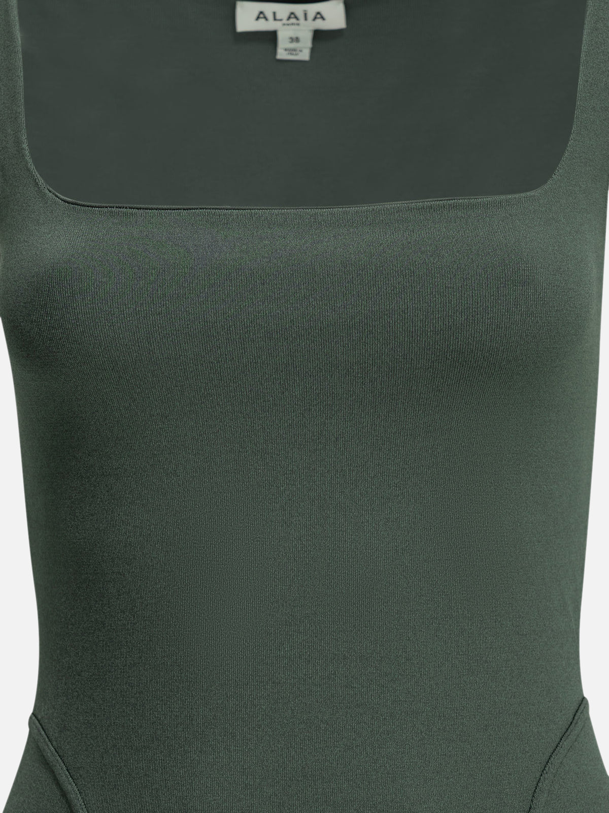 Alaïa "Body Conscious" Midi Dress Green


