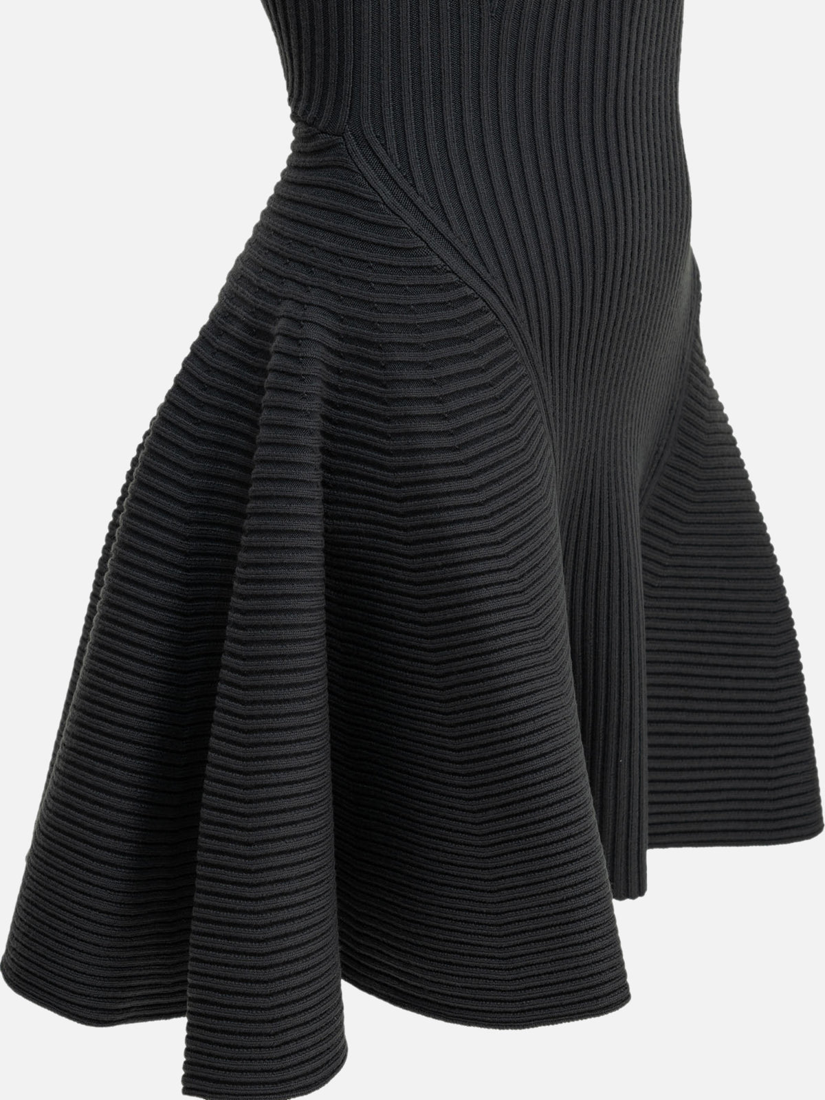 Alaïa "Skater" Short Dress Grey

