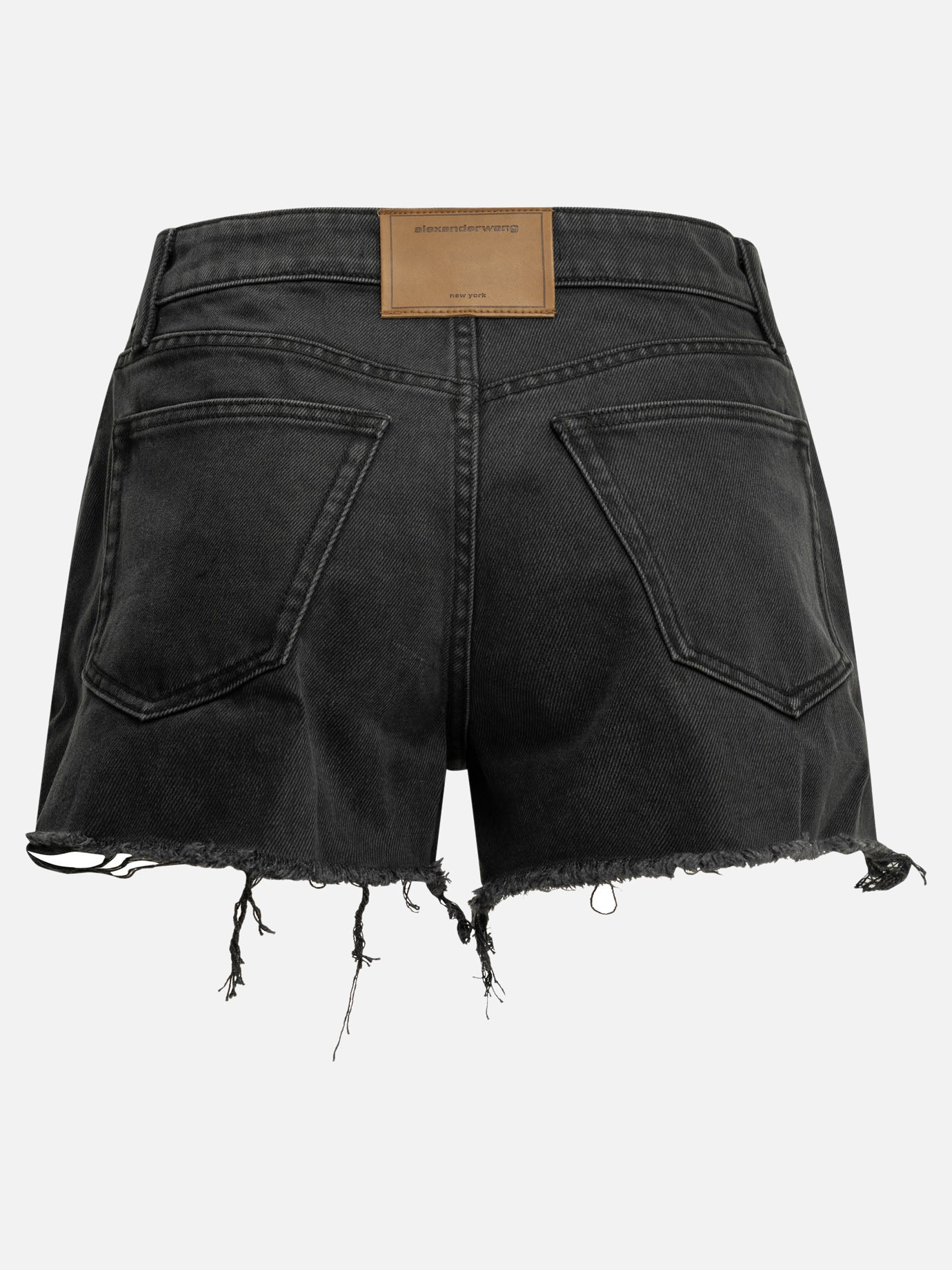 Five pockets shorts Logo  Black - Alexander Wang Women | PDP | VIETTI Online Store | Zoom-Modal_2

