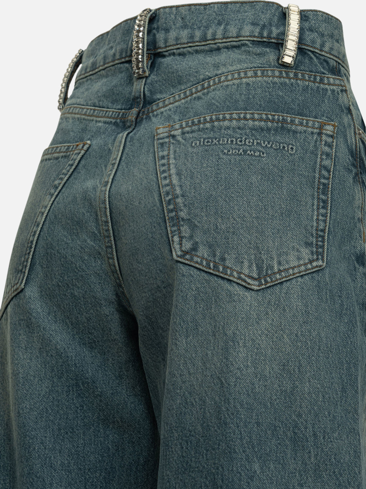 Alexander Wang Wide-leg jeans Blue - VIETTI