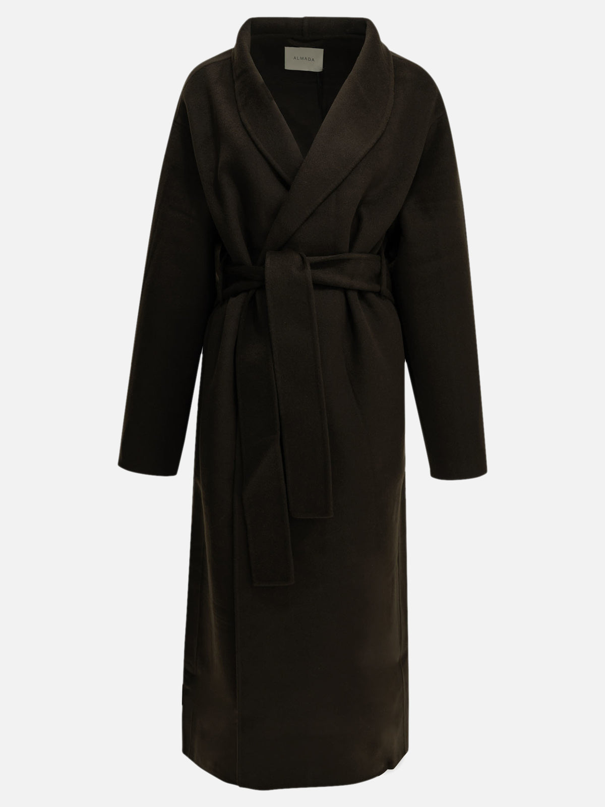 Almada Label "Mara" Long Coat Brown - VIETTI