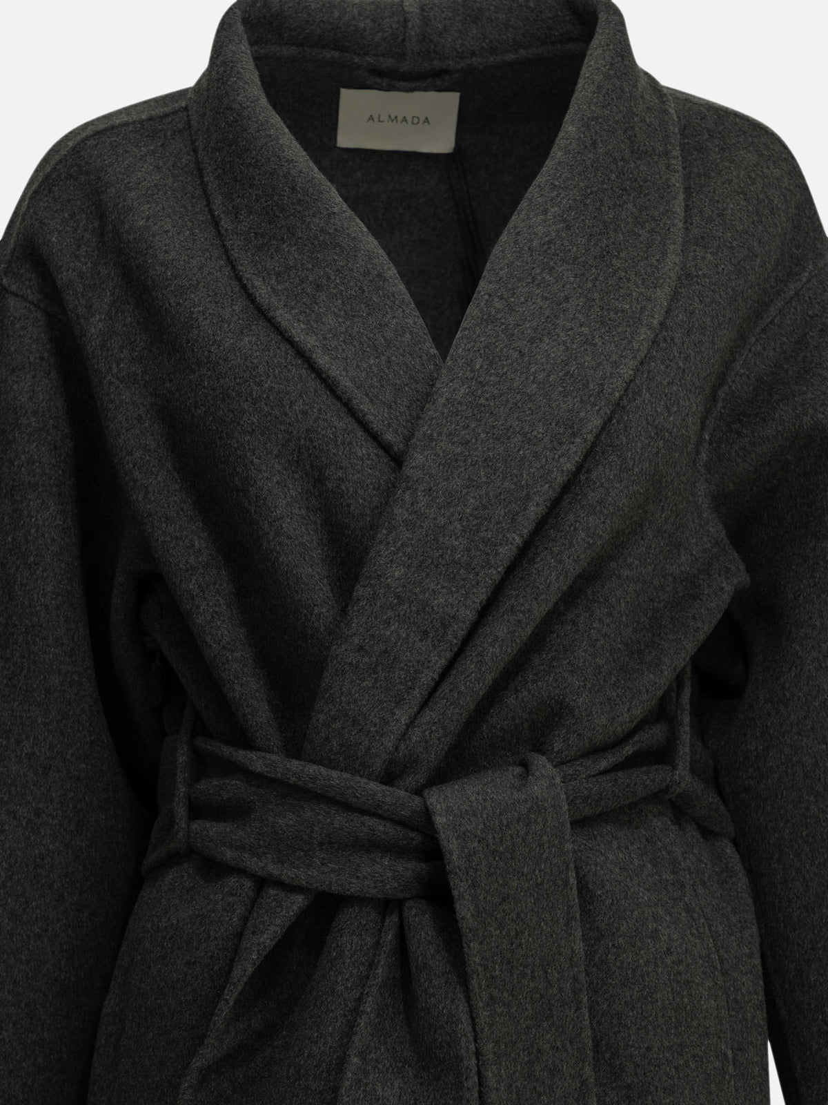 Almada Label "Mara" Long Coat Grey - VIETTI