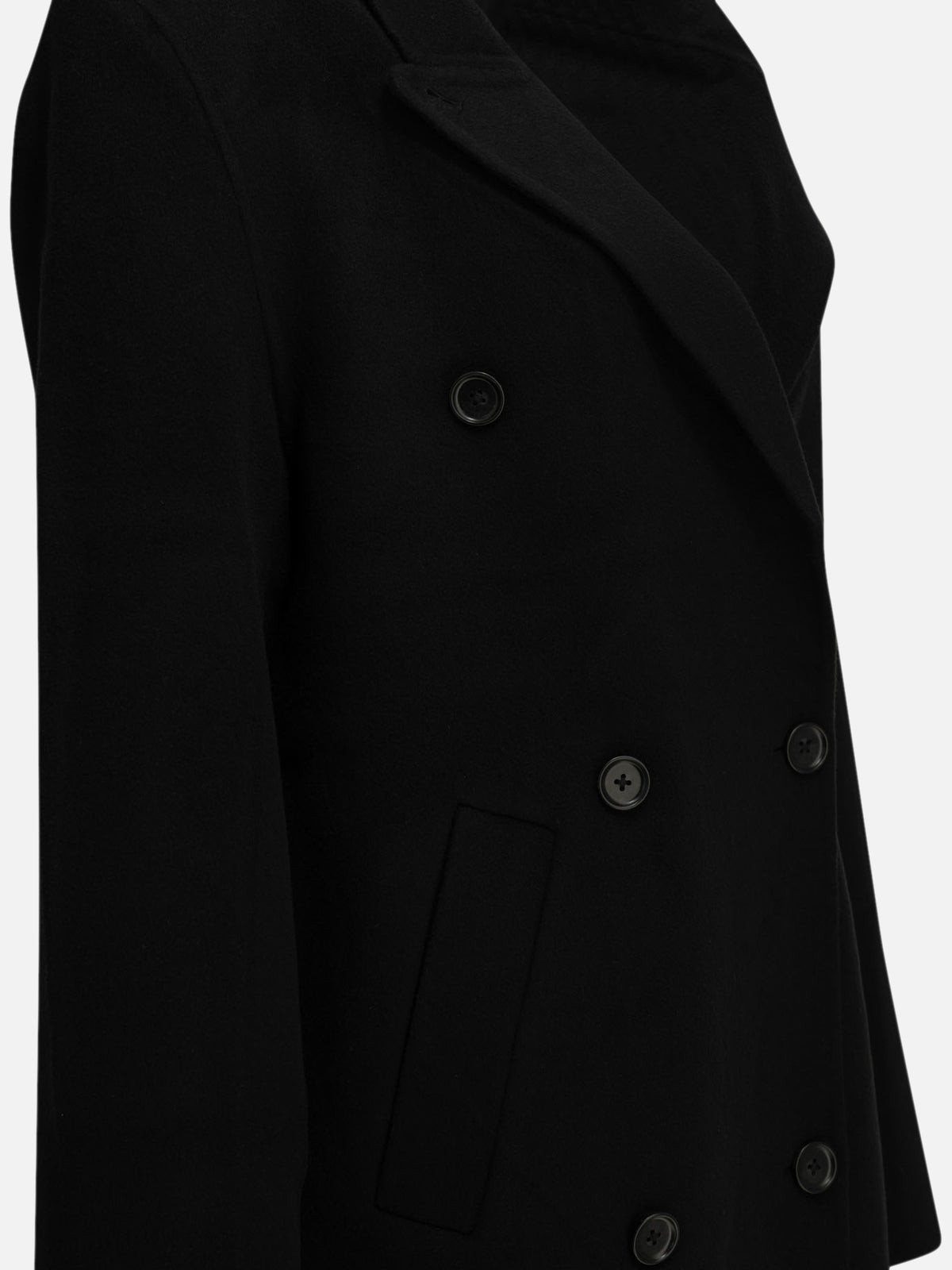 Almada Label "Deja" Long Coat Black - VIETTI