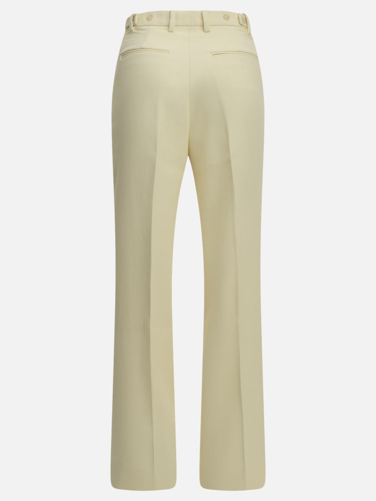 Almada Label "Amel" Tailored Pants White - VIETTI