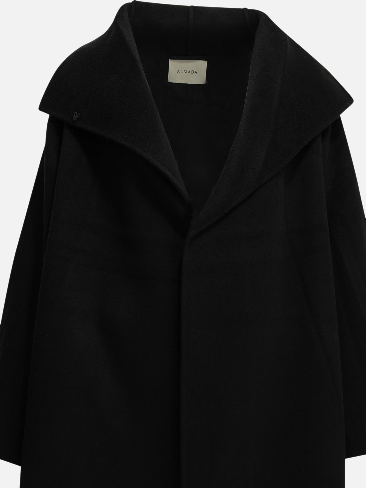Almada Label "Kaity" Long Coat Black - VIETTI