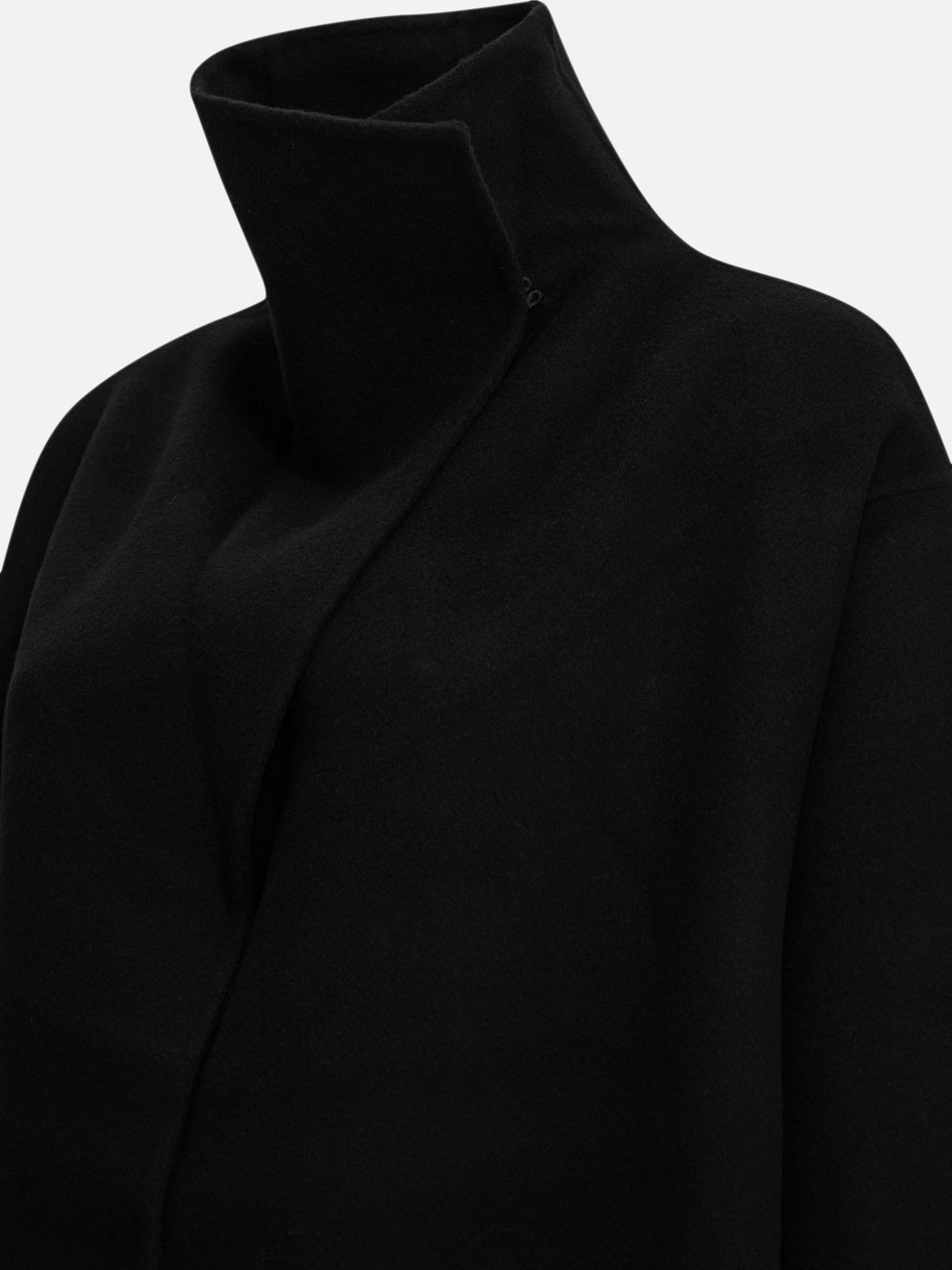 Almada Label "Kaity" Long Coat - Black