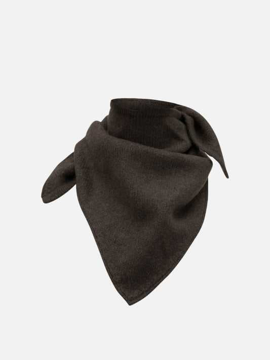 Almada Label "Bini" Triangle Shawl Brown

