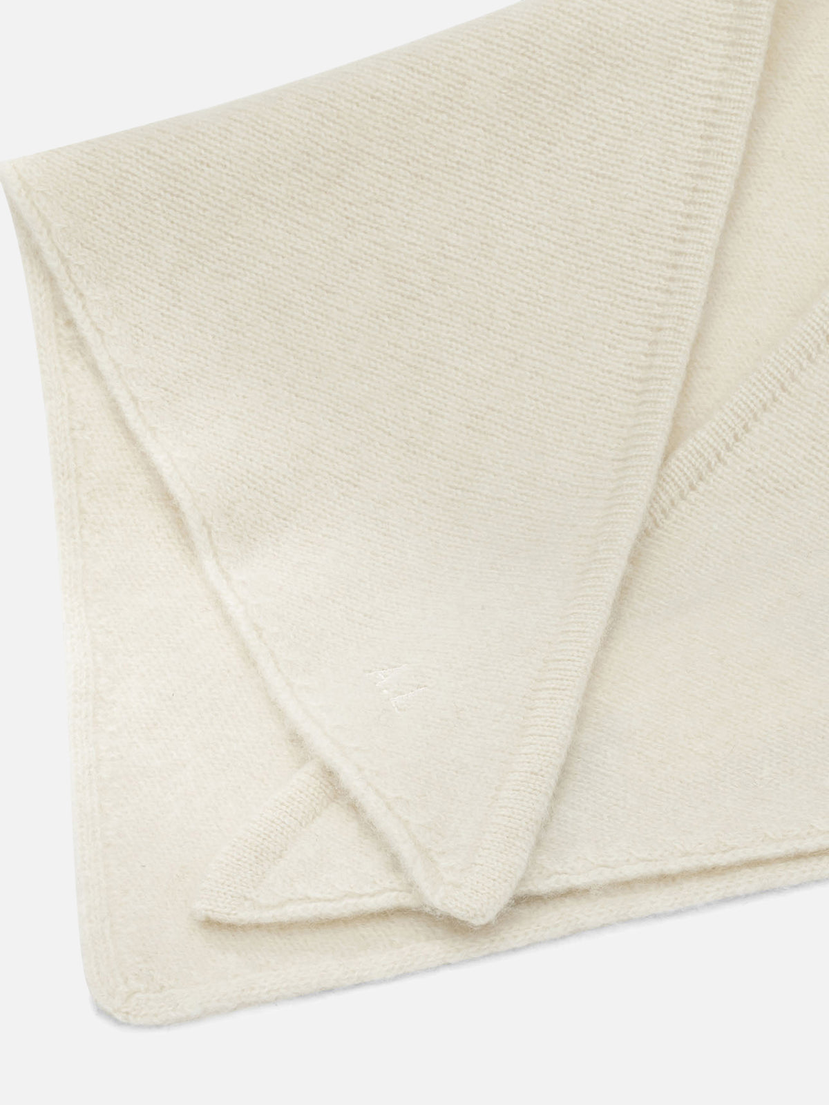Almada Label "Bini" Triangle Shawl White - VIETTI
