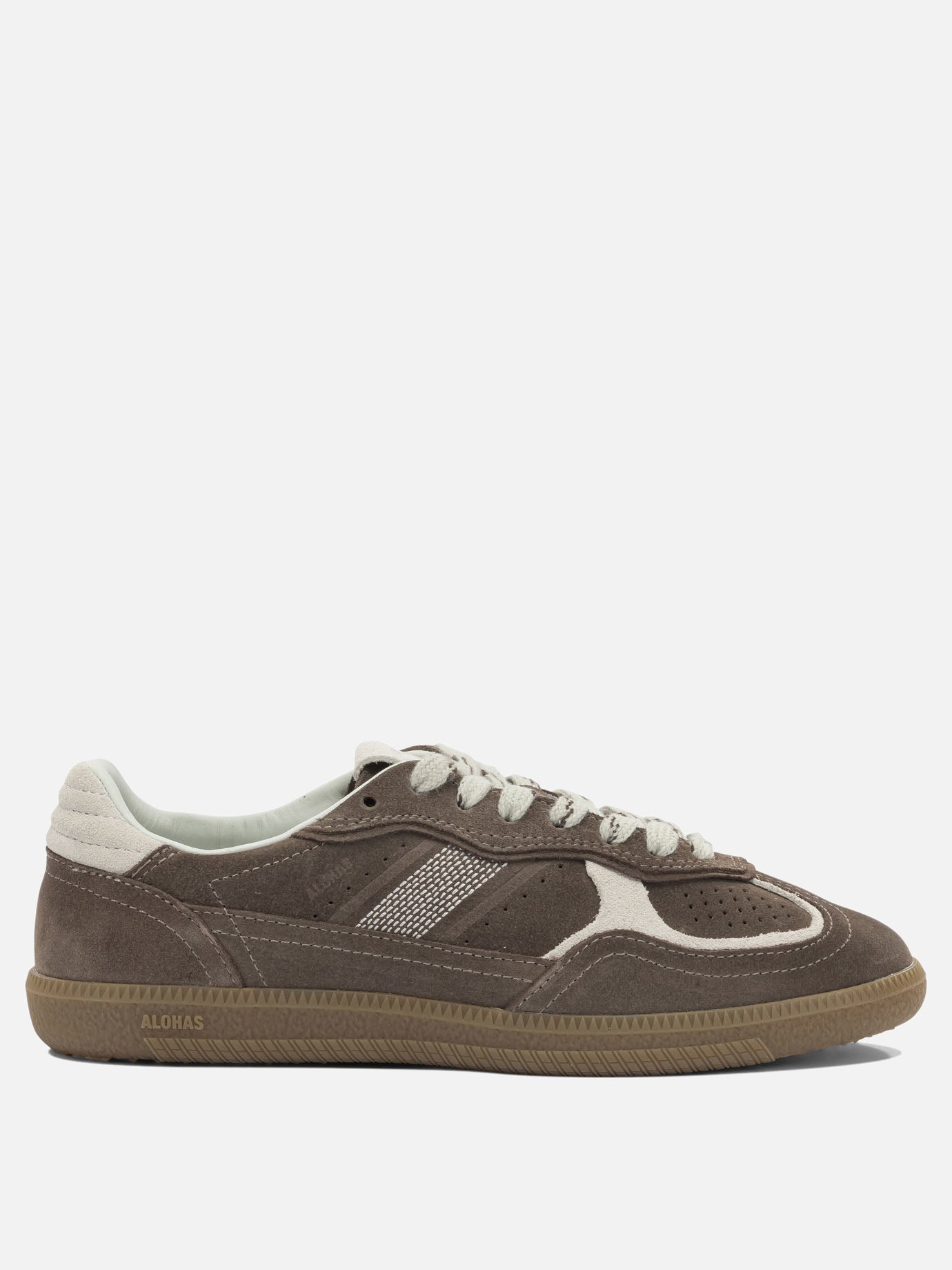 Sneaker basse 100% cow suede - 100% rubber  Marrone - Alohas Donna | PDP | VIETTI Online Store | Zoom-Modal

