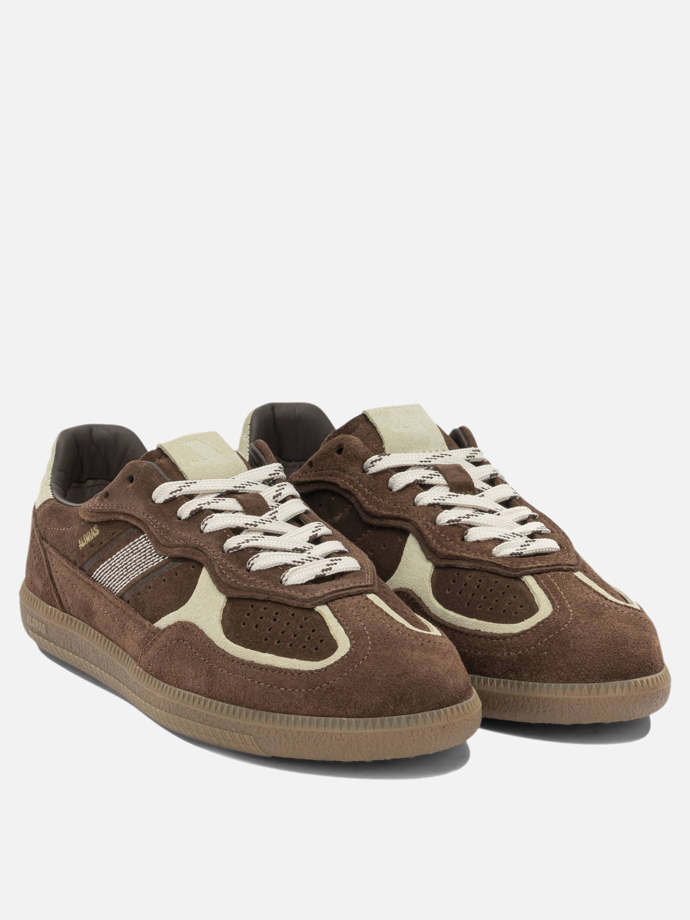Low top sneakers 100% cow suede - 100% rubber  Brown - Alohas Women | PDP | VIETTI Online Store | thumbnail_2